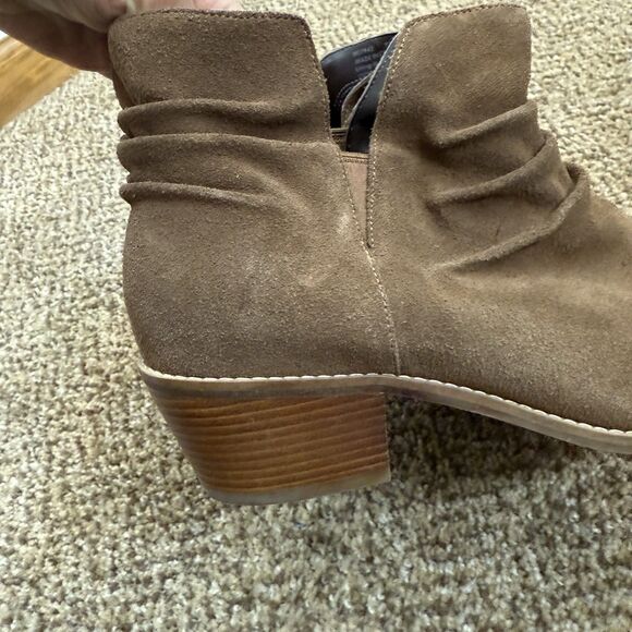 Womens Cole Haan Alayna Slouch Brown Suede Ankle Boots Booties Size 9.5 B GUC - Picture 2 of 11